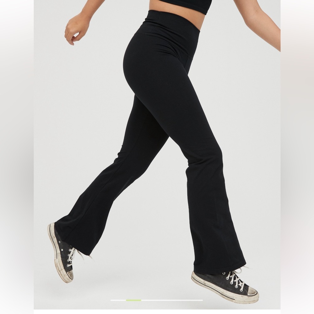 Aerie flare leggings, NWT, black size S